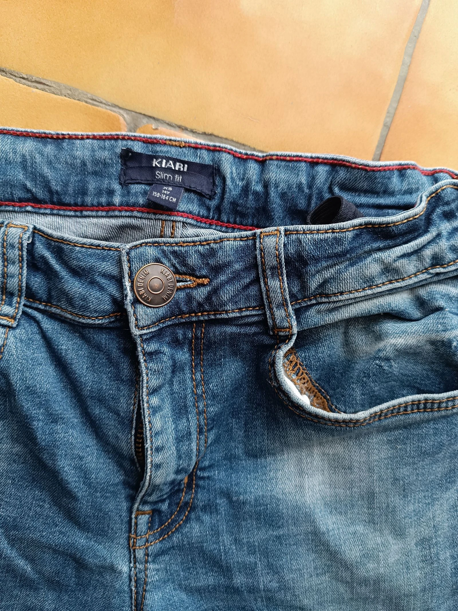 Kiabi slim fit washed jeans size 14 years – photo 5